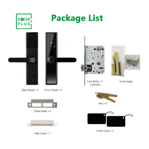 Doorplus Keyless Smart <strong>Lock</strong> <strong>with</strong> Wifi Fingerprint Access for Aluminum Steel <strong>Security</strong> Digital Door Handle <strong>Lock</strong> - Product Image 5