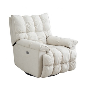 New Design Fashionable Comfortable Extended Footrest Living Room Luxury Mall Fabric Lift <strong>Recliner</strong> <strong>Sofa</strong> <strong>Bed</strong> - Product Image 1