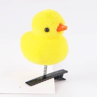 En gros Belle Canard Jaune Pince À Cheveux Mini Poussins Épingle À Cheveux Enfants De Noël Style Résine Pince À Cheveux Vente Chaude