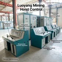 Sistema de Control Eléctrico de Frecuencia Variable (VFD) Totalmente Digital para Automatización PLC, para Elevadores Mineros, Bobinadoras de Mina, Consola de Control VFD