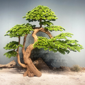 Modelo de <span class=keywords><strong>pino</strong></span> falso personalizado, plantas verdes artificiales, <span class=keywords><strong>pino</strong></span> simulado japonés y ciprés, <span class=keywords><strong>pino</strong></span> de imitación para exteriores - Product Image 1