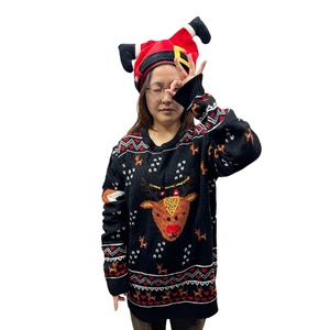 Custom Ugly Christmas Sweaters <strong>Women</strong> Casual Crew Neck Long Sleeve <strong>Xmas</strong> <strong>Jumper</strong> Knitted Pullover <strong>Jumpers</strong> - Product Image 2