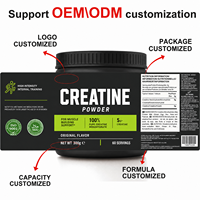 Créatine Monohydrate en Poudre OEM 500g – Meilleur Prix pour la Créatine Monohydrate 200 Mesh en Poudre de Récupération pour Force et Puissance – Personnalisable