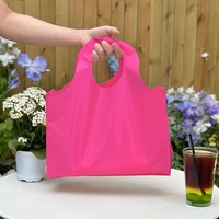 Sacs à vêtements de plage en plastique avec trous de perforation Sacs à provisions personnalisés