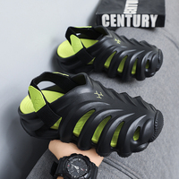 Sandales de sport pour hommes avec logo personnalisé, en EVA respirant, séchage rapide, semelle épaisse, pour la plage et les activités de plein air, chaussures décontractées – Grande Vente