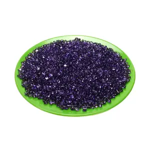 The factory supplies various sizes of circular glass beads with sand leakage balls that can be customized for color sandblasting
