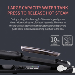 Plancha de Pelo Profesional a Vapor, Plancha de Cerámica 2 en 1, Estilizador de Salón 230 ℃   Herramienta de Calentamiento Rápido para un Cabello sin Frizz - Product Image 4