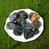 Pierre brute de labradorite bleue de haute qualité pour la décoration