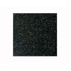 Dalles en <span class=keywords><strong>caoutchouc</strong></span> résistantes aux chocs 500x500x25mm pour sols de salle de sport et de fitness - Product Image 5