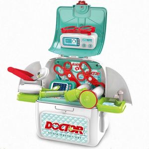 New Kids' Plastic Backpack <b>Doctor</b> <b>Set</b> for Pretend Play Educational Kitchen & Food Toys with Tooth Dress-Up Playing Dentist - Product Image 3