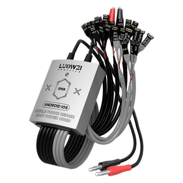 Luowei LW-325 Boot Power Cord for iPhone 8-16 Pro Max and Android for Phone Repair and Tester Applications
