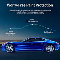 Sun Tek Clear TPU PPF : Revêtement nano auto-réparateur qui répare rapidement les petits rayures, transparent comme du cristal sans alterer la couleur de la peinture d'origine de la voiture.