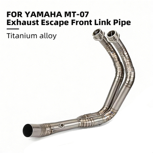 Système d'échappement complet pour moto, tuyau avant 51 mm, silencieux à enfiler pour Yamaha MT07 <span class=keywords><strong>MT</strong></span>-<span class=keywords><strong>07</strong></span> FZ07 2014 - 2023 R7 <span class=keywords><strong>2021</strong></span> - 2023 - Product Image 3