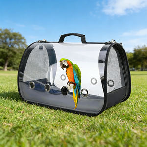 Sac à dos de transport pour oiseaux de compagnie avec perchoir debout pour les voyages en intérieur et en extérieur, perroquets, perruches, petits animaux, sacs à dos de transport pour animaux de compagnie - Product Image 5