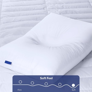 Oreiller en mousse déchiquetée Cool Comfort, mousse à mémoire de forme haute résilience, tissu respirant effet glace, soutien du cou pour l'été chaud - Product Image 2