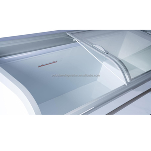 Customizable Supermarket Horizontal Island Display Freezer Commercial Large Capacity Refrigerated Cabinet - Product Image 6