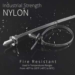 Легкая установка: 4,6*170 мм нейлоновый кабель на молнии с уникальной головой и защитой от УФ - Product Image 2