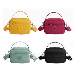 Sac banane unisexe tendance de créateur, couleur bonbon, en tissu Oxford imperméable, forme baril, fermeture éclair, pour usage extérieur - Product Image 2