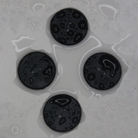 Étiquette NFC miniature 200, 13,56 MHz, étanche, thermostable, puce RFID, 25 mm, lavable pour lave-linge/séchoir