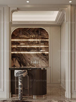 Système de meubles de salon Art Déco moderne, service de conception 3D professionnel pour toute la maison, solution personnalisée de luxe pour la maison