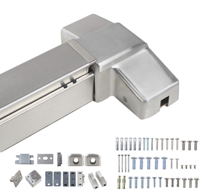 Double Door Panic Bar Set <span class=keywords><strong>Surface</strong></span> <span class=keywords><strong>Vertical</strong></span> <span class=keywords><strong>Rod</strong></span> Thiết Bị Thoát Khẩn Cấp Cho Cửa Thoát Hiểm - Product Image 2