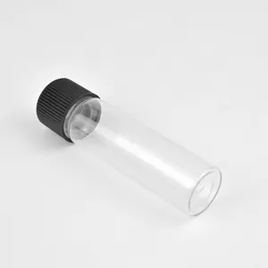 Wholesales 22*85 Mm Customized Size Clear Glass Tube With No Smooth Child Resistant Cap