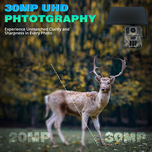 Caméra de chasse 4K solaire Wi-Fi étanche pour usage extérieur - Product Image 3