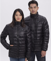 Manteau chauffant intelligent 12V de grande taille Vêtements chauffants Vestes thermiques avec coussin chauffant pour hommes ou femmes