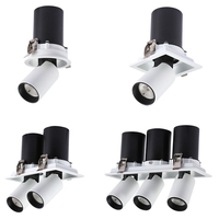 DGLUX Offre Spéciale CE RoHS 220V Lumière VERS LE BAS En Aluminium 7w a enfoncé le Plafond Spot LED Downlight