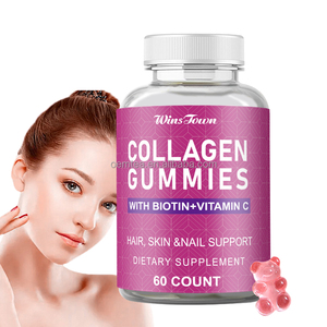 Vitamina <span class=keywords><strong>e</strong></span> integratori orso Vegan biotina collagene Gummies <span class=keywords><strong>capelli</strong></span> pelle <span class=keywords><strong>unghie</strong></span> bellezza alimentare pelle collagene caramelle gommose - Product Image 5