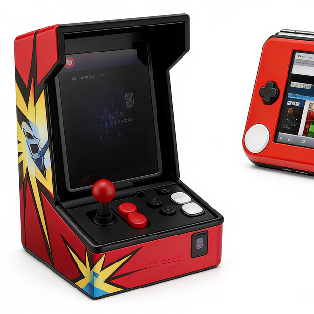 Top Quality Mini Retro Handheld Game Console 8-Bit Classic Arcade Machine for Home & Travel
