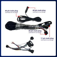 Câble d'extension pour lecteur DVD de voiture Android pour radios intégrées aux véhicules Mercedes-Benz, accessoires de voiture