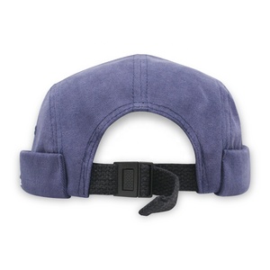 Casquette de <span class=keywords><strong>marin</strong></span> unisexe pour hommes Casquette de propriétaire <span class=keywords><strong>Bonnet</strong></span> roulé Chapeau rétro sans bord - Product Image 5