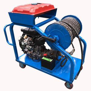 Jetters de <span class=keywords><strong>alcantarillado</strong></span> para <span class=keywords><strong>limpieza</strong></span> de <span class=keywords><strong>alcantarillado</strong></span>, motor de gasolina accionado por 35HP, 400mm, 150Bar, 18GPM - Product Image 4