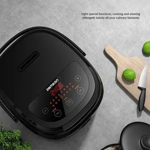 หม้อหุงข้าวอัจฉริยะ Zemkon 3 ลิตร พร้อมหม้อในพลาสติก สำหรับ 3-4 คน หม้ออเนกประสงค์สำหรับใช้ในครัวเรือน พร้อมตัวแยกน้ำซุป ดีไซน์เยอรมัน ใช้งานได้หลากหลาย - Product Image 1