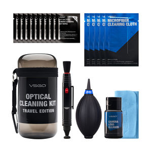 Kit <span class=keywords><strong>de</strong></span> limpieza VSGO para cámara LCD, paquete electrónico sensible para teléfono móvil, limpiador <span class=keywords><strong>de</strong></span> botellas <span class=keywords><strong>de</strong></span> Spray recargable <span class=keywords><strong>de</strong></span> microfibra - Product Image 1