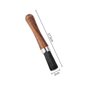 Cepillo para Limpiar Cafeteras con Mango de <span class=keywords><strong>Caoba</strong></span> Premium, Cerdas Naturales, Herramienta de Limpieza para Espresso, Cepillo Profesional para Baristas - Product Image 6
