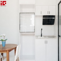 Vente en gros de petites maisons à bas prix de haute qualité Maison extérieure préfabriquée cabine modulaire Apple