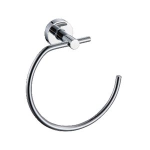 Toallero de Anillo Diosa Line Cromado de 19.5 cm de Largo, Accesorio de Baño para Montar en la Pared - Product Image 1