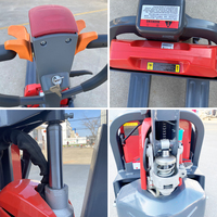 Transpalette électrique 2 tonnes à usage intensif Chariot à plate-forme à batterie au lithium Trois roues en aluminium OEM personnalisable pour les outils de magasinage