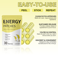Nouvel Emballage Design Personnalisé Patchs Transdermiques Adhésifs Vitamine C B12 B6 pour Booster l'Énergie