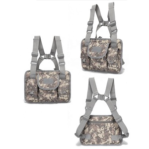 Wholesale Unisex Chest Rig Bag Camouflage Streetwear Chest Bag Functional Tooling Hip Hop <strong>Vest</strong> Bags Fishing <strong>Men</strong> Fanny <strong>Pack</strong> - Product Image 1