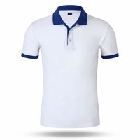 Vente en gros de polos unisexes personnalisés pour hommes, en coton, avec patchwork tricoté et broderie, uniformes de travail, manches courtes, taille XL
