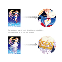 Sailor Moon-carteles de Anime Lenticular 3D personalizados, venta al por mayor, alta calidad, regalo promocional