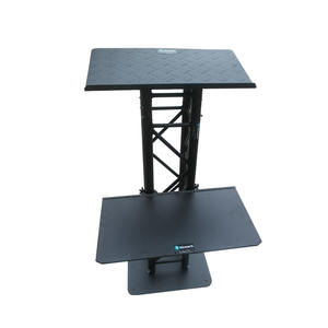 KKMARK - Atril Portátil de Aluminio y Acrílico para Iglesia, Escuela, Restaurante, Recepción - Product Image 2