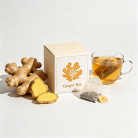 Poudre d'extrait de gingembre de qualité alimentaire, fournie par l'usine, pour le thé
