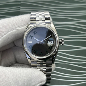 Reloj Mecánico de Alta Calidad de Shanghái con Manecillas de 22 mm, Correa de Acero 904L, Cierre Oculto, Movimiento Automático Chino, Visualización de Calendario - Product Image 1