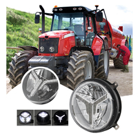 Phare LED rond de 5.5 pouces pour John pour tracteurs Deere 41W LHD RHD Hi Lo Beam LED phare accessoire de lumière de voiture