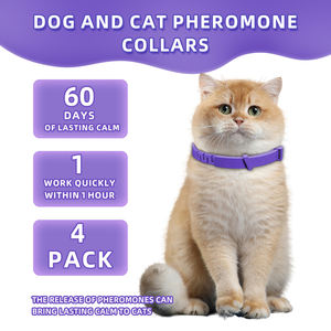 4 paquetes de caja de lata Paquete Calmante Collar Alivio del estrés y la ansiedad para gatos - Product Image 4