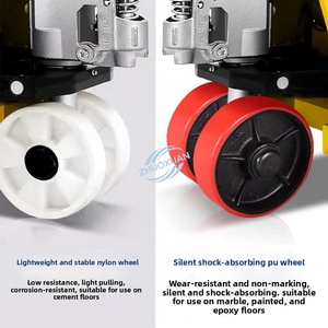 Chariots élévateurs manuels ZHUOXUAN de 2 tonnes de haute qualité, les plus vendus en usine, durables, efficaces, levage fluide, roues en nylon sûres, garantie 3 ans - Product Image 5